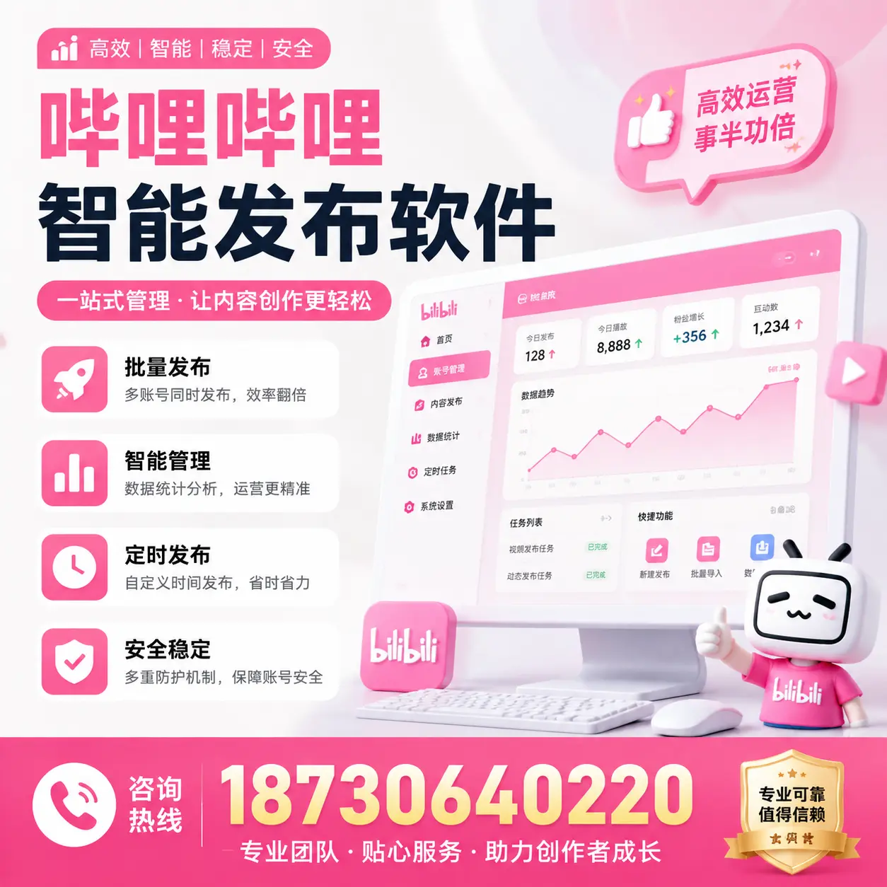 如何评估哔哩哔哩智能发布软件的ROI?吉安 企业必读
